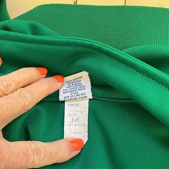 Varsity Spirit Fashions Womens Medium Zip Front Jacket Green AHS Varsity Cheer - Picture 15 of 16
